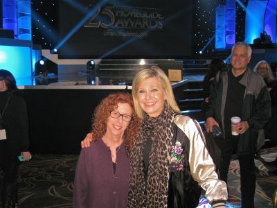 With Olivia Newton John